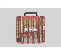 Disston BLU-MOL Xtreme 115pc Drill Bit Set 17 Round and Hex Drill Bit Sizes E0100504