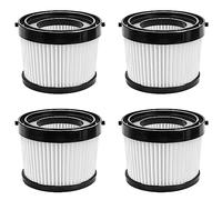 Dista Filter - 4 Pack of HEPA Replacement Filter Compatible with DEWALT DCV501HB 20V Cordless Handheld Vacuum, Compared to Part # DCV5011H