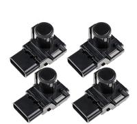 Distance Display 4Pcs Car Accessories PDC Bumper Parking Assist Sensor 39685TR0G01 For Civic 2012 39685-TR0-G01 Audible Warning(Black)