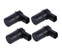 Distance Display 4Pcs Car Accessories PDC Parking Sensor 9653849080 For Clio For Espace For Laguna For Megane For Scenic 66200309542 Audible Warning(Black)