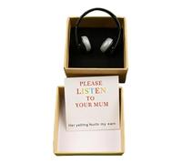 Distance Relationship Card,Small Collectible Mother's Day Gift | Mother's Day Cards with Decorative Headphones and Pocket Size | For Son Daughter Father