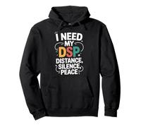 Distance Silence Peace Introvert Girl Introverts Self care Pullover Hoodie