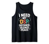 Distance Silence Peace Introvert Girl Introverts Self Care Tank Top
