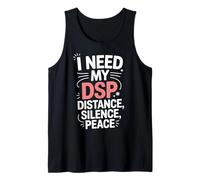 Distance Silence Peace Introvert Girl Introverts Self Care Tank Top