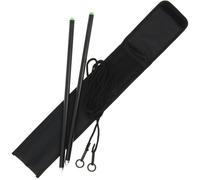 Distance Stick Set with Glow-in-the-Dark Tips, 12ft Measuring Cord & Carry Case - Aluminium Line Wrapping Sticks for Accurate Casting & Baiting - Ideal for Night Fishing Sessions