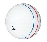 Distances 3 Line Alignment Golf Ball for Professional Use | Innovative Triple Line Designs for Targeting and Control on the Courses Optimal Visibility