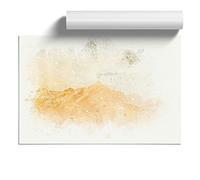 Distant Mountain in Abstract | Unframed Wall Art Print | Ready to Frame Poster | Modern Home Decor Picture | Artwork for Living Room, Bedroom, Kitchen or Office | A1 (59.4x84.1 cm)