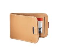 Distil Union Wally Classic RFID Wallet - No ID Window - Slim Bifold Wallet for Men with Money Clip, Premium Leather - Minimalist RFID Card Holder - Holds 12 Cards & 30 Bills, Tan, Premium