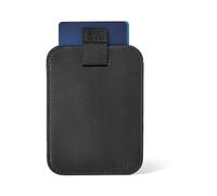 Distil Union Wally Sleeve | Premium Leather Slim Minimalist Wallet & RFID-Shielded Credit Card Holder | MagLock Security, Pull-Tab Access, Black, Wally Sleeve