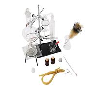 Distillation Apparatus Kit Multifunctional Laboratory Glass Set 15PCS for Distillation Separation Purification at Home School Laboratory etc(500ML)