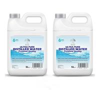Distilled Water 100% Pure Premium Quality - Ideal for CPap, Irons, Humidifiers, Cleaning, Engines and more - Made in the UK (10 Litre)