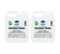 Distilled Water - 100% Pure Steam Distilled H2O - 1100ml - 2 Pack