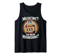 Distilling Making Shiner Redneck Medicine You Mean Moonshine Tank Top