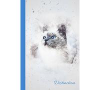 Distinction: Siamese Cat Journal/Notebook 5.25"x8": Volume 5 (Watercolor Journal Series)