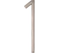 Distinctions 844701 Brushed Nickel Upgraded 5" Floating House Number 1