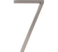 Distinctions 844707 Upgraded 5" Brushed Nickel 5" Floating House Number 7