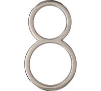 Distinctions 844708 Brushed Nickel Upgraded 5" Floating House Number 8