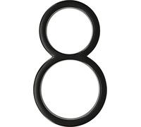Distinctions 844718 Black Upgraded 5" Floating House Number 8