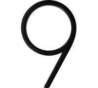 Distinctions 844719 Black Upgraded 5" Floating House Number 9, 5-Inch