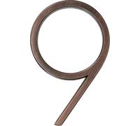 Distinctions by Hillman 844694 5-Inch Floating Mount House Bronze, Number 9