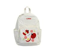 Distinctive Backpack with an Apple Blossom Pattern School Bag