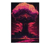 Distinctive Jigsaw Puzzle for Adults, Megaton Mushroom Cloud, 300 PCS