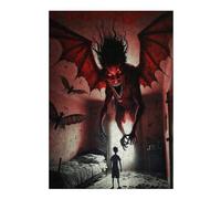 Distinctive Jigsaw Puzzle for Adults, Nightmare in Red Room, 300 PCS | Shared puzzle challenge: indoor weekend activity alone or together.