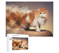 Distinctive Jigsaw Puzzle for Adults, Persian Cats, 500 PCS