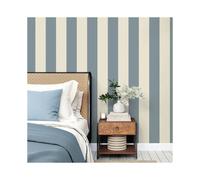 Distinctive Stripe Blue Wallpaper Elegant Paper Wall Covering Classic Stripe Design Washable 10mx52cm Roll
