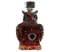 distinctiveWhiskey Glass Decanter, Funny Whiskey Decanter Animal Bottle, 2025 New Deer, Owl, Wolf Man, Elephant, Eagle Whisky Bottle, Exquisite Whisky Decanter for Dad Husband, Home Bars Decoration