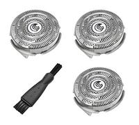 distincty HQ9 Replacement Heads for Philips Norelco 8151XL, 8150XL, 8140XL, 9190XL, 9170XL, 9170XLCC, 9160XL, 8170XL, 8160XL Electric Shaver Heads (3 Packs) - Silver, Rotating, Men Grooming, Men