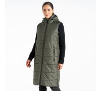 Dare 2b Women's Water-repellent Distinguish Gilet Dark Khaki, Size: 10 - Sale