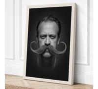 Distinguished Gentleman Canvas Wall Art Print 24x16 Inch (61 x 41 cm)