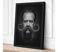 Distinguished Gentleman Canvas Wall Art Print 24x16 Inch (61 x 41 cm)