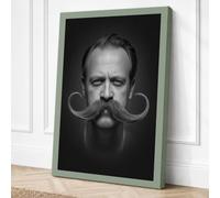 Distinguished Gentleman Canvas Wall Art Print 30x20 Inch (76 x 51 cm)