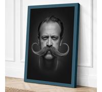 Distinguished Gentleman Canvas Wall Art Print 36x24 Inch (91 x 61 cm)