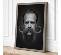 Distinguished Gentleman Canvas Wall Art Print 36x24 Inch (91 x 61 cm)