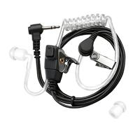 Distorris Walkie Talkie Earpiece 1 Pin 2.5mm Security Headset Surveillance Earpieces with PPT Mic G Shape Soft Earhook Earpiece for Motorola TLKR T60 T61 T62 T80 T81 T82 T92 H20 T6210 Walkie Talkies