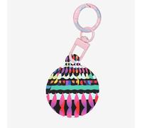 Distorted Energy Flow Pet ID Tag Dog Cat Tags Personalized Fashionable, Round Many Colors, Acrylic Material, for Small & Large Pets Light Pink Small