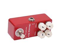 Distortion Effect, Red Mini Size Pedal with True Bypass Switch for Musical Instrument for Adjusting