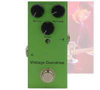 Distortion Effects Pedal for Electric Guitar, Classic Tones, Fuzz, Analog Delay, Vintage Overdrive, Chorus, Tremolo, Versatile for All Music Styles