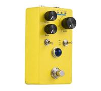 Distortion Overdrive Preamp Guitar Effect Pedal with 4 Mode Level Controls Compact Portable Digital Processor for Electric