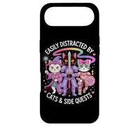 Distracted By Cats And Side Quests Cute Hero Cats Geek Girls Case for iPhone Air