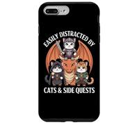 Distracted by Cats and Side Quests Fun Cat Kight Dragon Boy Case for iPhone 7 Plus/8 Plus