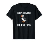 Distracted by Puffins - Tops, Tees & Accessories T-Shirt