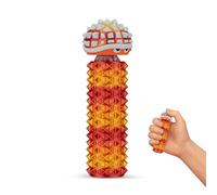 Distractibles Shelly - Sensory Fidget Clicker, Textured Pain Stim Device, Stress Relief for Focus and Concentration (Neon Nova)