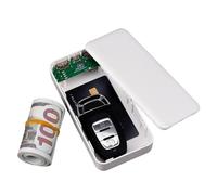 Distraction Safe - Portable Secret Storage Box, Compact Hidden Case, Camouflaged Power Bank Shape Holder, Lightweight Secure , Valuable Hiding Compartment for Jewellery Key Ring Travel