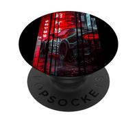 Distress JDM Race Sport Car Japanese Domestic Market Art PopSockets Adhesive PopGrip