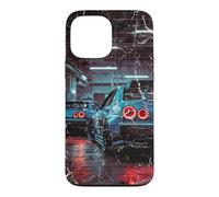 Distress Vintage JDM Legendary Race Drift Cars In The Garage Case for iPhone 13 Pro Max