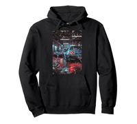 Distress Vintage JDM Legendary Race Drift Cars In The Garage Pullover Hoodie